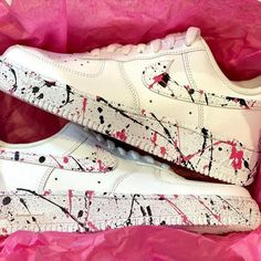 White Air Forces, Custom Painted Shoes, Nike Air Force 1 Mid, Nike Air Force 1 High, Air Force 1 Mid, Air Force 1 Custom, Air Force 1 High, Custom Air Force 1, Hand Painted Shoes