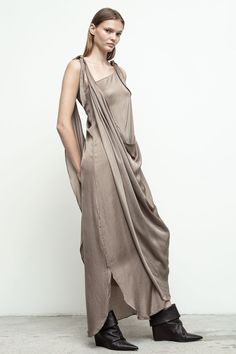 Edie Dress | Womens Dresses | NICHOLAS K – Nicholas K Pre-draped Draped Silk Dress For Spring, Spring Pre-draped Silk Dress, Spring Pre-draped Draped Silk Dress, Silk Maxi Dress With Ruched Asymmetrical Neckline, Spring Silk Dress With Draped Style, Fitted Draped Silk Dress, Asymmetrical Satin Draped Dress, Fitted Draped Silk Dress For Summer, Summer Pre-draped Silk Dress