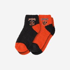 Flip The Script, Seeing Double, Name Embroidery, Logo Display, Eyes On The Prize, Fuzzy Socks, Script Logo, Cincinnati Bengals, Chicago Bears