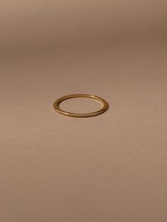 18k Gold Simple Life Vermeil Ring | Stacking Band | Uncommon James Simple Ring Band, Uncommon James, Dainty Gold Rings, Stacking Bands, Simple Ring, Ring Stacking, Vermeil Jewelry, Black Gift Boxes, Rings Simple