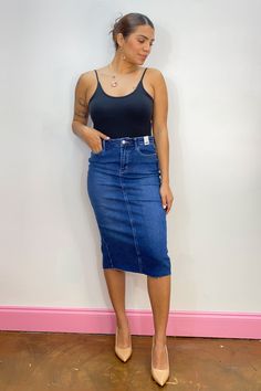 Mid Length Denim Skirt, Sequin Shirt Dress, First Day Outfit, Skirt Measurements, Sequin Shirt, Denim Midi Skirt, City Girl, Fall Shirts, High Waisted Leggings