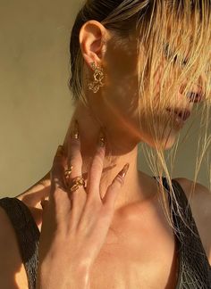 Ethereal Ring A ring designed to wrap seamlessly around your fingers; can be styled going up or down 18K Gold Plated Brass Made in New York Ethereal Jewelry, Abstract Jewelry, Brass Earring, Midi Ring, Ring Stack, Midi Rings, Gold Plated Rings, Brass Earrings, Perfect Ring