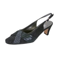 Dress to impress in the FLORAL Layla wide width glittery slingback. This ladies 2 inch mid-heel elegant closed toe slingback has an adjustable buckle and features a pleated overlay vamp decorated with crystals to create a unique style that with sparkle at any occasion. **ATTENTION SHOPPERS** Find a large selection of Wide Width styles at our official retail website FAZPAZ . COM. Signup is Quick and Free, plus receive an instant $20 Gift Credit, Free Shipping and Exchanges, 365 Days Easy Returns, Medium Width Slingback Sandals With 4-inch Heel For Party, Open Toe Medium Width Slingback Pumps For Evening, Evening Open Toe Slingback Pumps, Medium Width Open Toe Slingback Pumps For Evening, Evening Medium Width Open Toe Slingback Pumps, Holiday Evening Slingback Pumps, Synthetic Low Heel Slingback Pumps For Evening, Low Heel Synthetic Slingback Pumps For Evening, Elegant Holiday Slingback Pumps For Formal Occasions