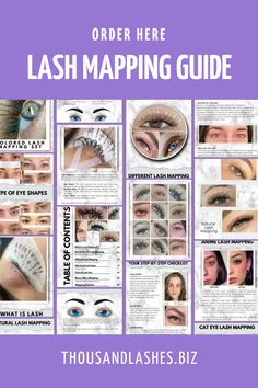 LASH MAPPING GUIDE

Whether you're new to lash artistry or a seasoned pro, this guide will help you perfect your technique and confidently create stunning lash designs.