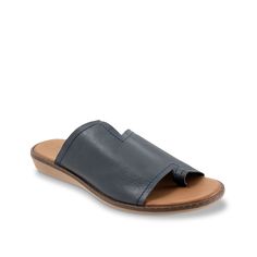 Bueno-Dulla Wedge Sandal The Dulla wedge sandal from Bueno is both stylish and practical. Be it the asymmetrical topline or the contrasting wedge, looking good becomes easy in this leather sandal. Leather Slides With Arch Support And Wedge Heel, Leather Wedge Sandals With Arch Support For Beach, Casual Slides With Leather Footbed And Wedge Heel, Leather Wedge Sandals With Toe Loop, Modern Open Toe Wedge Sandals With Leather Sole, Leather Wedge Sandals With Toe Loop And Leather Footbed, Modern Beach Wedge Sandals With Leather Footbed, Beach Wedge Sandals With Leather Sole, Leather Wedge Sandals With Arch Support For Vacation