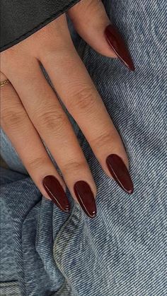 Get inspired by 40 trendy cherry wine nails that will be your go-to this season. From stunning Wine Nails and Cherry Nails to bold Red Acrylic Nails, find the perfect look with Cherry Wine Nails. Whether you love casual nails or want to go all out with Dark Red Nails, these designs will elevate your style. Discover shades like Red Nail Varnish and Short Nail Burgundy, with Oval Nails Maroon and Dark Red Oval Nails. Perfect for fans of short burgundy nails and Manikur Kuku. Nail Burgundy, Burgundy Fall Nails, Cherry Wine Nails, Nails Maroon, Red Nail Theory, Nail Theory, Maroon Nail Designs, Nails Application