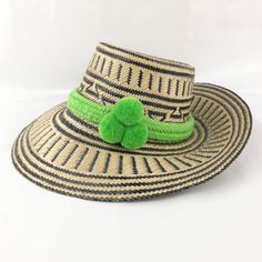 Note: This Listing Is For The Pom Pom Hat Band Only! Light Green Handwoven Hat Band With Pom Poms. Add One Of These Whimsical And Preppy Hat Bands To One Of Our Handwoven Wayuu Hats For A Pop Of Color. Each Of Our Artisan Hats Is Unique And Takes Approximately 8-10 Hours To Hand Weave By Skilled Artisans In The Guajira Desert Of Colombia. Pair With One Of Our Sparks+Brags Wayuu Hats. Band Width 4 Cm Pom Pom Cluster Of 3 Poms 8cm Fits Our Hats Ranging In Size From 56cm - 59cm 100% Authentic Ethic Green Bohemian Hat Bands For Spring, Green Flat Brim Hat For Vacation, Adjustable Green Hat Band For Summer, Green Flat Brim Fedora For Beach, Green Wide Brim Fedora For Vacation, Bohemian Green Hat Bands For Summer, Green Bohemian Hat Bands For Summer, Bohemian Green Summer Hat Bands, Green Bohemian Fedora