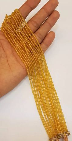 Sri Lankan Natural Yello Sapphire Beads Strand Necklace Natural 100% Yellow Sapphires the Necklace can be adjustable Size of beads 2mm to 3mm Length 42cm to 45cm Stone Natural Yellow Sapphires Yellow Faceted Beads Round Necklace, Yellow Jewelry With Faceted Round Beads, Yellow Faceted Beads Necklace, Yellow Faceted Beads Beaded Necklace, Yellow Jewelry With Tiny Round Beads, Yellow Faceted Beaded Necklaces, Yellow Faceted Beaded Necklace, Yellow Tiny Beads Round Jewelry, Yellow Round Beaded Jewelry