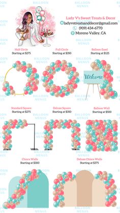 Balloon Buisness Name, Professional Balloon Garland, How Many Balloons For An Arch, How To Balloon Garland, Balloon Set Up