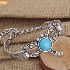 Bring The Boho Girl Out Of You W/ This Impressive Dragon Fly Charm Bracelet ... Great Statement Piece Material: Alloy & Turquoise Measurements: 6” - 8.50” Adjustable .... Casual Blue Metal Bracelets, Casual Silver Jewelry For Festival, Turquoise Dragon, Dragon Fly, Boho Girl, Silver Blue, Girls Out, Womens Jewelry Bracelets, Blue And Silver