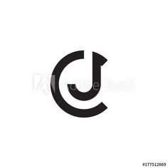 the letter c is made up of black and white letters, which appear to be overlapping