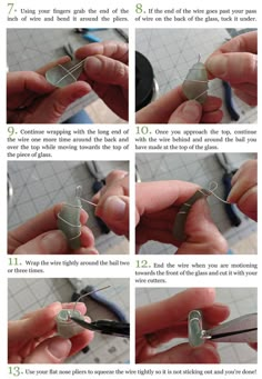 instructions to make an ornament out of wire