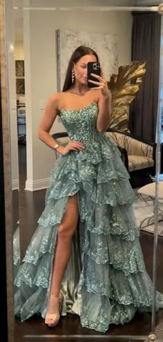 Green Satin Bridesmaid Dresses, Tulle Ruffles, Satin Homecoming Dress, Wedding Dresses With Flowers, Wedding Flower Girl Dresses, Sequin Prom Dresses