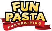 the logo for fun pasta fundraiser