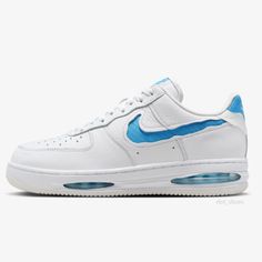 ad eBay - Nike Air Force 1 Low EVO 'White/University Blue' (HF3630-101) Expeditedship - Buy Now, click the link (eBay) Light Blue Sporty Sneakers With Air Cushioning, Nike Air Force 1 White Cushioned For Light Sports, Nike Light Blue Sneakers With Abzorb Midsole, Sporty Blue Nike Air Force 1 For Light Sports, Light Blue Low-top Sneakers With Air Cushioning, Light Blue Nike Air Force 1 Low-top For Sports, White Nike Air Force 1 With Air Max Cushioning, Nike Air Force 1 With Abzorb Midsole, White Mid-top Nike Air Force 1 With Branded Insole