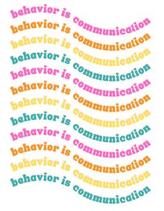 Behavior Is Communication, Behavior Technician, School Core, Applied Behavior Analysis, Aba Therapy, Behavior Analysis, Therapy Office, Study Room Decor, Study Room