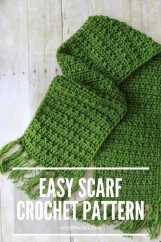 the easy scarf crochet pattern is great for beginners