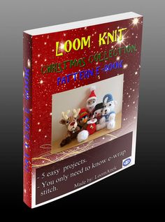 the loom knit christmas collection pattern e - book is available for purchase on amazon