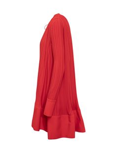 100% polyester Chic A-line Pleated Dress With Ruffles, Chic A-line Mini Dress With Pleated Sleeves, Fitted Flare Evening Dress, A-line Cocktail Dress With Ruffle Hem, Chic A-line Dress With Pleated Sleeves, Silk A-line Dress With Pleated Back, Chic Red Dress With Pleated Waist, Silk Pleated Knee-length Dress, Spring Evening Flare Dress