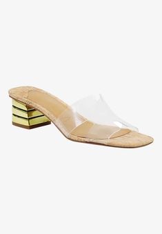 This spring/summer women's vinyl square toe sandal has a memory foam+latex insole and synthetic lining and comes in sizes M 5-11 12 13 W 7-11 12 13. This Thermal Sweater, Square Toe Sandals, Slip On Shoe, Womens Scrubs, Natural Gold, Leather Shops, Flat Sneakers, Dress Sandals, Casual Sandals