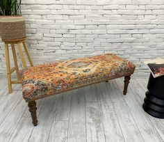 Here is a handmade Ottoman Bench with oriental patterns. This is a handmade rug bench which all handmade with high quality hornbeam and beech tree. This bench can carry up to 150 kg so it's in a perfect condition. It's a new handmade product in old oriental rug patterns. You can use this Bench in your Bedroom, entry, living room ,dining room, Kitchen, saloon or hallway for your home decor. A perfect bohemian design piece for your home! A perfect gift for mom. You can use for house warming for any place in your home! The bench comes disassembled. The legs are located at the bottom of the workbench into zippers. The legs have screws for easy assembly. You can construct it by simply rotating it. It's already proffesionaly cleand and sanitized This is a unique oriental/contemporary piece bring Long Ottoman Bench, Long Ottoman, Kilim Bench, Persian Decor, Boho Orange, Footstool Ottoman, Coffee Table Bench, Handmade Ottomans, Farmhouse Bench