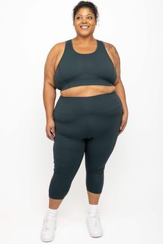 Our capri leggings with pockets are the original, the Superfit that started it all! This is our top-rated flagship product that revolutionized plus size activewear. Featuring our signature SuperHold™ compression fabric, two full size pockets, high supportive waist band, and the best plus size fit on the planet. Capris are the perfect, not too long and not too short, length and as soon as you put them on you'll know they were designed for YOUR body. *NY Times Wirecutter - Best Plus Size Leggings Plus Size Workout Clothes, Toddler Teacher, Plus Size Workout, Leggings With Pockets, Plus Size Fits, Compression Fabric, Long Walks, Plus Size Activewear, Best Leggings