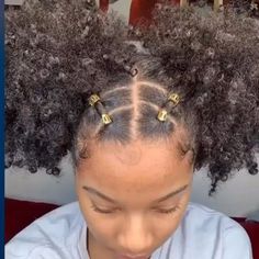 Cabello Afro Natural, Cute Natural Hairstyles, Curly Hair Videos, Protective Hairstyles For Natural Hair, Natural Hair Tutorials, Girls Natural Hairstyles, Natural Curls Hairstyles, Peinados Fáciles Para Cabello Corto, Girls Hairstyles Braids