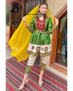 afghan kuchi traditional wedding drees is made of good quality long lasting fabric. Traditionally such Afghanistan Persian Pashtun new design frocks are used as bridal dress. Most of girls also like and recommend such dresses for wedding, Nikkah and Mehndi night events. The dress measurements are kept average. If you need this frock in exact measurements you need, then please send us measurements which best fit on your body Multicolor Embroidered Traditional Dress For Wedding, Multicolor Embroidered Dress With Traditional Patterns For Wedding, Unstitched Dresses With Dabka Work For Traditional Ceremonies, Green Dresses With Resham Embroidery For Traditional Ceremonies, Fitted Dresses With Intricate Embroidery In Shantoon, Fitted Dresses With Intricate Embroidery, Fitted Traditional Embroidered Dress With Dabka, Wedding Dress With Multicolor Embroidery And Mirror Work, Multicolor Embroidered Dress With Dupatta For Traditional Ceremonies