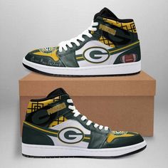 Green Bay Packers Air Jordan Shoes Sport Custom Sneakers Lightweight construction with breathable mesh fabric provides a comfortable and flawless fit. Nfl Green Bay, Custom Basketball, Shoes Sport, Air Jordan 1 Mid, Air Jordan Shoes, Custom Sneakers, Jordan 1 Mid, Dinosaur Print, Designer Sneakers