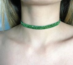 "Thin Shimmery Lime Green Choker Measurements: 3/8\" thick 11.5\" length (including closure clasp) OR 13\" length (including closure clasp) Choose between a silver or gold closure. More green chokers available here: Etsy.com/shop/riverandstones**Sign up for 20% off your order** https://www.subscribepage.com/SpacemanNewsletter (copy & paste link to URL) Tag us to show us your swag on our brand, spankin' new, Instagram page @SpacemanCalifornia Made in California 🌴" Green Choker, Glitter Necklace, Festival Necklace, San Juan Capistrano, Green Jewelry, Necklace Green, Green Glitter, Green Necklace, Instagram Page