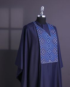 Experience the grandeur of African fashion with our Luxury Blue Agbada for Men, a custom-sized suit perfect for weddings and special events. This Nigerian clothing for men combines traditional craftsmanship with contemporary elegance, making it an ideal choice for those seeking a unique and culturally rich attire. Feature and Benefit: 👔 Custom Fit: Tailored to perfection to ensure a comfortable and flattering fit for any body type. 🎨 Vibrant Colors: Bold and eye-catching hues that will make you stand out at any occasion. 🌟 Premium Fabric: Crafted from high-quality materials for durability and luxurious feel. 🎉 Versatile Style: Easily dressed up or down for a variety of events and occasions. 🎁 Unique Design: Distinctive African-inspired patterns for a one-of-a-kind look that exudes sop Blue Traditional Wear For Groom, Blue Traditional Wear With Dabka For Groom, Blue Traditional Agbada For Ceremonies, Traditional Blue Agbada With Traditional Patterns, Blue Agbada For Traditional Ceremonies, Traditional Blue Agbada For Ceremonies, Blue Traditional Wear For Semi-formal Eid, Blue Semi-formal Traditional Wear For Eid, Traditional Blue Sets For Semi-formal Occasions