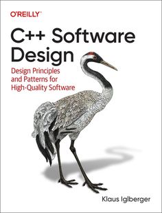 the book cover for c + + software design and patterns for high - quality software