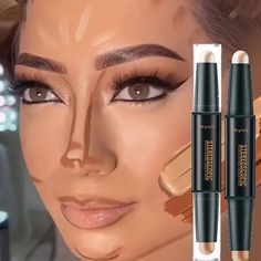 Faster shipping. Better service Makeup Contouring, Contouring Makeup, Stick Foundation, Face Contouring, Eyeshadow Tutorial, Foundation Concealer, Makeup Essentials