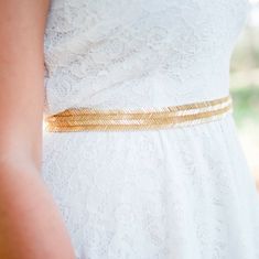 "-- Bea gold wedding sash | gold bridal beaded belt | bridal sash | bridesmaid sash | wedding belt | chevron bridal belt | bridesmaid gold belt -- this little gold sash is made with 18\" of a high quality glass beaded trim attached to a luxurious ribbon it is simple chic and absolutely gorgeous, and an absolute best seller since 2011 the beading is available in gold, rose gold, silver, white satin, ivory and black. 3/4\" wide ribbon 18\" beading (extended beading available upon request) the sash Embellished Belts, Winter Wedding Accessories, Gold Sash, Golden Roses, Bridesmaid Clutch, Bridesmaid Sash, Bridal Sash Belt, Wedding Belt, Wedding Sash Belt