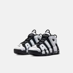 Style No. DQ6201-001 Color: Black/White/Cobalt Bliss/University Blue Nike Air More Uptempo Little Kids' Shoes. A League Of Their Own, League Of Their Own, Nike Air More Uptempo, Nike Air More, Retro Basketball Shoes, Look Retro, Air Jordan 4 Retro, Nike Kids, University Blue