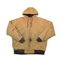 Description Vintage Schmidt Workwear Active Jacket - Tan, XXL. Prepare for rugged adventures with this Vintage Schmidt Workwear Active Jacket in a versatile tan. Designed for durability and practical use, this jacket is perfect for outdoor activities and combines robust features with classic workwear style. Key Features: Condition: Good vintage condition with authentic wear as shown in images Material: Cotton Size on Label: XXL Features: Hood Measurements: Length: 75 cm Chest (Pit to Pit): 71 cm Khaki Utility Windbreaker For Outdoor Work, Utility Khaki Parka For Outdoor Activities, Utility Style Khaki Parka For Outdoor Activities, Durable Khaki Windbreaker For Hiking, Hooded Khaki Utility Jacket For Hiking, Khaki Parka With Fleece Lining For Outdoor Activities, Khaki Parka For Outdoor Work In Fall, Khaki Hooded Jacket With Fleece Lining For Outdoors, Khaki Hooded Jacket With Pockets For Outdoor Work