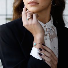 This bracelet from our space-inspired 'Satellite' collection is strung from a dainty rose gold vermeil chain and punctuated with a amazonite and opal stones. It's the perfect detail to pair with your daytime outfits or evening styles. Handmade in our workshop in Italy, it's presented in its Vintouch Italy signature packaging. Wear yours solo or stack it with similar styles from the collection. Please avoid contacts with soaps, detergents, chlorine and any other chemical substance that could alte Dainty Rose Gold Bracelets For Everyday Luxury, Dainty Rose Gold Everyday Luxury Bracelets, Elegant Rose Gold Chain Bracelet For Everyday, Dainty Rose Gold Jewelry For Everyday Luxury, Rose Gold Bracelet With Satellite Chain, Modern Delicate Chain Rose Gold Bracelets, Luxury Rose Gold Gemstone Bracelets, Rose Gold Gemstone Bracelet, Rose Gold Everyday Luxury Bracelet