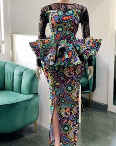 Best and Latest Skirt and Blouse Styles for Women 2023. - Ladeey Long Ankara Dress, Ankara Clothes, Dress Trending, Ankara Styles For Women, African Blouses, Ankara Skirt And Blouse, African Wear Styles For Men, Dress Ankara