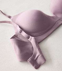 Over two years in the making, this medium-coverage bra delivers 360� of superior comfort and support. A smooth, soft, gel tech wing replaces traditional elastic for the ultimate no-dig experience. You�ll love the light marshmallow foam, soft brushed fabric, and no-slip comfort straps. Back hook and eye closure. This item can only be exchanged or returned by mail. ,Bullet1:No wire, marshmallow foam cups,Bullet2:Adjustable no-dig, no-slip comfort straps with no-slip sliders,Bullet3:Medium coverage,Imported:Imported,Fabrication:59% Nylon, 41% Spandex,Garment Care:Hand Wash Loft Haven Well Within Embrace Lightly-Lined No-Wire T-Shirt Bra Size 34D Elderberry-Haven Women's by Loft Size Regular - 34D Elderberry-Haven Women's Intimates, 59%, Nylon, 41%, Spandex, Hand, Wash Fitted Full Coverage Sports Bra With Soft Touch, Fitted Full Coverage Nursing Bra With Built-in Cups, Lounge Uk, Loft Store, Coverage Bras, Foam Cups, Shirt Bra, Soft Gel, Hair Accessories Jewelry