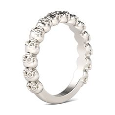 I found this beautiful item - Simple Circle Sterling Silver Skull Ring from Jeulia.com, they offer premium quality jewelry at affordable price. Like it? Medieval Wedding Ring, Gothic Jewelry Rings, Gothic Wedding Rings, Skull Wedding Ring, Gothic Engagement Ring, Sterling Silver Skull Rings, Skull Engagement Ring, Skull Wedding, Black Gold Ring