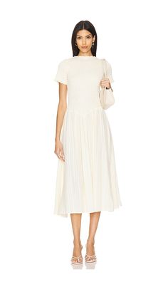 Find Apres Studio Ruched Marta Dress In Cream on Editorialist. Apres Studio Ruched Marta Dress in Cream. - size M (also in S) Apres Studio Ruched Marta Dress in Cream. - size M (also in S) 100% cotton. Made in China. Machine wash. Unlined. Pull-on styling. Smocked linen fabric. ATUR-WD16. 24_53_BUT. Engagement Party Looks, Bridal Shower Looks, Honeymoon Looks, Evening Midi Dress, Ballerina Dress, Grey Midi Dress, Strapless Maxi, Grad Dresses, Strapless Maxi Dress