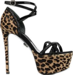 Leopard Print Sandals With Round Toe For Party, Evening Leopard Print High Heels, Leopard Print High Heel Evening Heels, Leopard Print Open Heel Sandals For Party, Leopard Print High Heels With Strap, Leopard Print High Heel Leather Sandals, Leopard Print Leather High Heel Sandals, Leopard Print High Heels With Heel Strap, Leopard Print Heels With Heel Strap