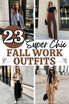 Fall Work Looks For Women, Transition To Fall Outfits Work, Modern Woman Work Outfit, Woman Business Professional Outfits, Chic Fall Work Outfits For Women, Fall Fashion Office Outfits, Womens Fall Business Casual Outfits, Women Fall Work Outfits, Loft Work Outfit