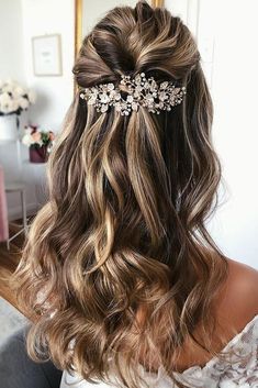 Silver Hair Pin, Simple Wedding Hairstyles, Bride Hair