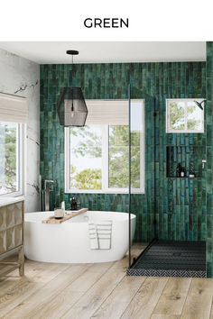 https://www.flooranddecor.com/explore-bathrooms?prefn1=color&prefv1=Green Nature Inspired Bathroom, Bathroom Gallery, Fireplace Set, Home Financing, Spa Decor, Bathroom Inspiration Decor, Bathroom Layout