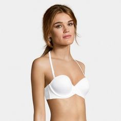 MaidenformÂ® Self ExpressionsÂ® Women's Stay Put Detachable Bra SE6990 Black 36C #Stay, #Put, #Women White Low-cut Bra With Adjustable Straps, Elegant Strappy Bra With Removable Pads, Adjustable Underwire Bra, Adjustable Push-up Bra, Strappy Bra With Padded Cups, White Bandeau Bra With Adjustable Straps, White Padded Push-up Bra, White Padded Bandeau Bra, 36b Size