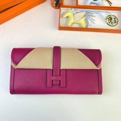 Jige elan 29cm clutch, L3 rose purple original swift calfskin, sheepskin lining Hermes Jige, Rose Purple, Lv Purse, Lv Shoes, Lv Belt, Lv Handbags, Lv Wallet, Basket Bag, Brown Silver