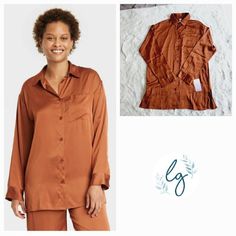 *** Want A Discount?--> Like It & I'll Send You An Offer :) *** **Save On Shipping By Bundling** Size: Xs Color: Brown Material: Polyester, Spandex Brand: Stars Above Ships The Same Day Or Next Business Day From A Smoke Free Home. Inventory#:08tgtw-18-Pj7-Ed Relaxed Fit Long Sleeve Sleepwear With Buttons, Long Sleeve Sleep Top With Button Closure, Sleep Tops With Buttons And Button-up Design, Long Sleeve Tops With Buttons For Pajama Party, Fall Loungewear Sets With Button-up, Fall Loungewear Button-up Sets, Womens Flannel Pajamas, Soft Pajama Pants, Striped Pajama Pants