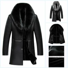 Free & Fast shipping 100% Satisfaction guarantee 30 Days Money Back 100% DELIVERED & TRACKED lowest price guranteed on all orders top quality Your Best Choice & 5 STAR SERVICE Winter Men's Fur Collar Leather Jacket Sheepskin Fleece Lined Wool Business Warm DESCRIPTION Brand Unbranded Size M-5XL Size Type Regular Style Overcoat Accents Fur Trim Chest Size 43-51 in Closure Button Country/Region of Manufacture China Department Men Distressed No Features Single-Breasted Fit Slim Garment Care Dry Cle Classic Sheepskin Fur Coat For Winter, Leather Winter Outerwear With Fleece Lining, Winter Leather Outerwear With Fleece Lining, Leather Fur Coat With Fleece Lining For Cold Weather, Winter Leather Long Fur Coat, Classic Winter Leather Jacket With Faux Fur Lining, Classic Leather Jacket With Faux Fur Trim For Winter, Classic Leather Jacket With Faux Fur Lining For Winter, Winter Leather Fur Coat For Cold Weather