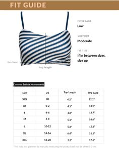 We are stoked to be bringing back the Nani Crossover Bralette, but now in Coastal Stripe! The fun crossover design guarantees you can take on anything with confidence. The best part about this top is the adjustable spaghetti straps which will give you minimal tan lines!MIX & MATCHPairs perfectly with Coastal Stripe Ruched High Rise BottomsSHOP GREAT LAKES COLLECTION FITTrue to SizeSnug when dryLow coverageMedium support FEATURESBuilt-in bra with removable soft cupsFully lined with soft liningSub